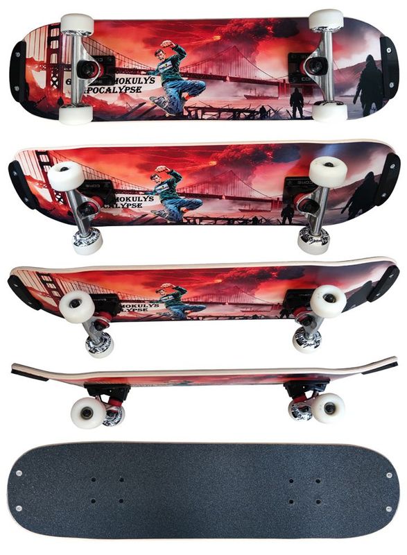 Freestyle Skateboard Apocalypse 7.5" Double-Kick, Komplett