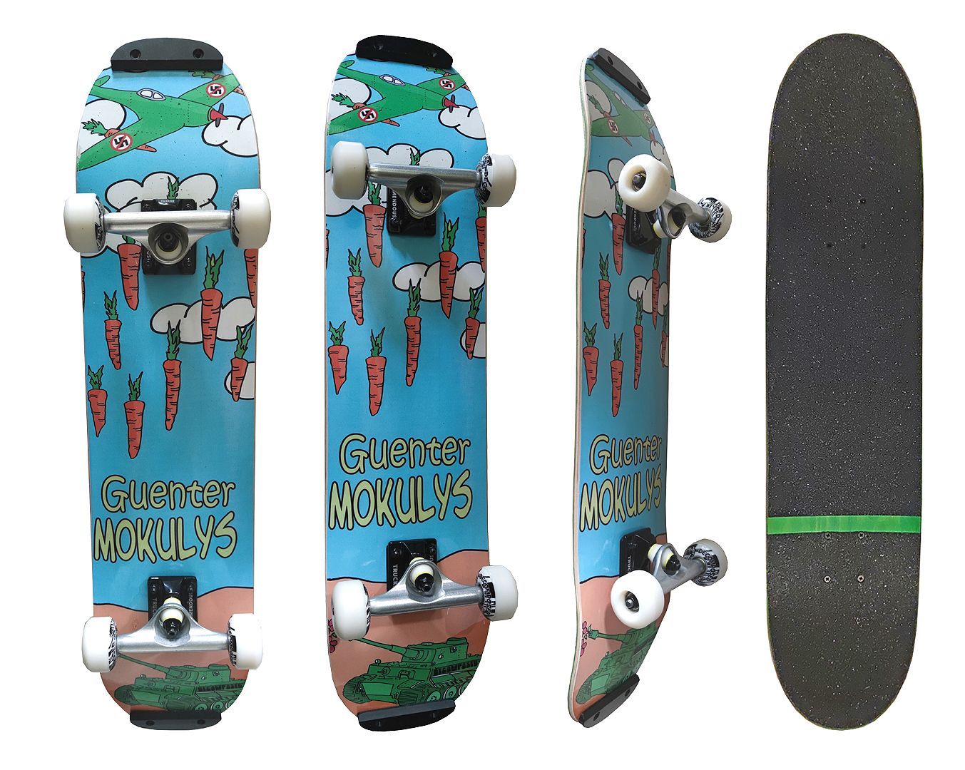 Freestyle Skateboard Möhrenbomber 7.5" Komplett