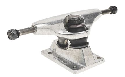 Globe-Slant Trucks 4.25" Silver