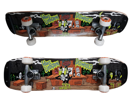 Freestyle Skateboard Lindgren Crowbar 7.375"x27.5" Komplett