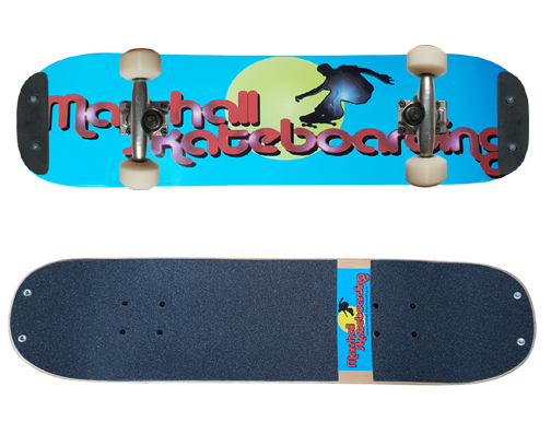 Skateboard-Freestyle Marshall Logo 7.0 Skateboard-Freestyle Marshall Logo 7.0" x 28.5" Komplett