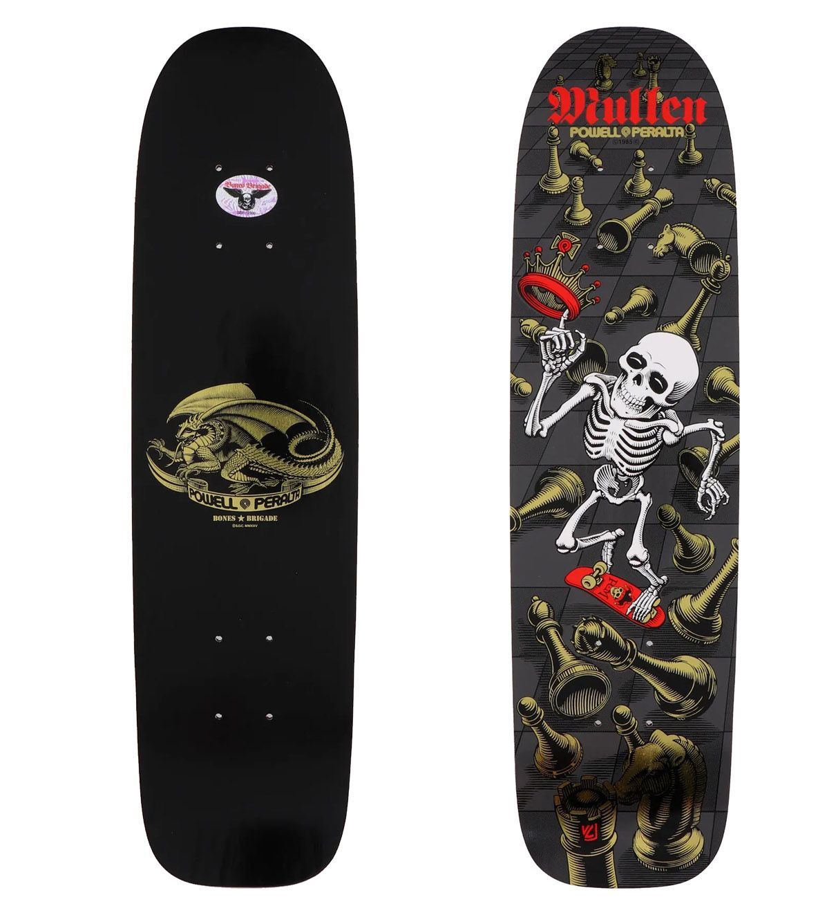 POWELL PERALTA Mullen 7.4" x 27.5" Black/Gold