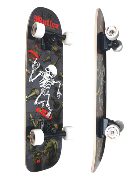 POWELL PERALTA Mullen 7.4" x 27.5" Black/Gold, Komplett-Board