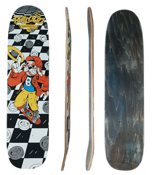 Freestyle Skateboard Deck Bullgod 7.3" x 27"