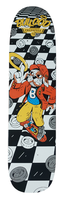Freestyle Skateboard Deck Bullgod 7.3
