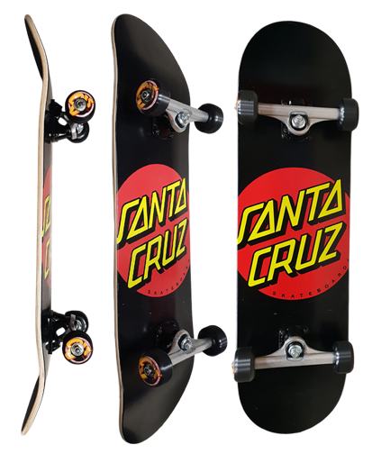 Santa Cruz Skateboard Classic Dot Full 8 Santa Cruz Skateboard Classic Dot Full 8"x 31.25"