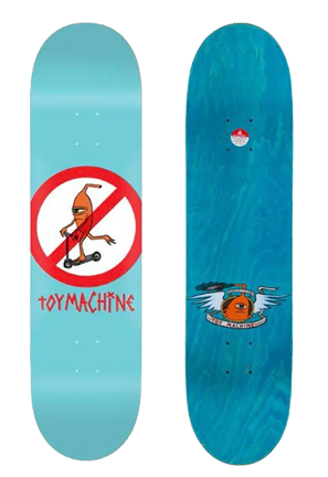 Toy Machine - No Scooter 8.25 Toy Machine - No Scooter 8.25" Skateboard Deck