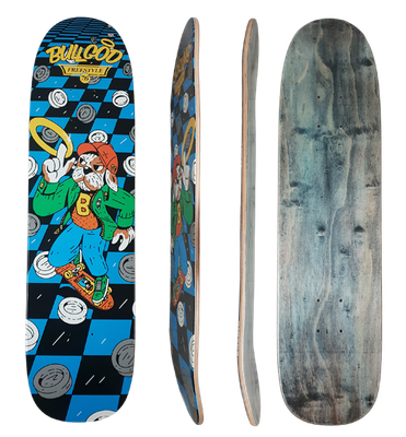 Freestyle Skateboard Deck Bullgod 7.6" x 28.8"