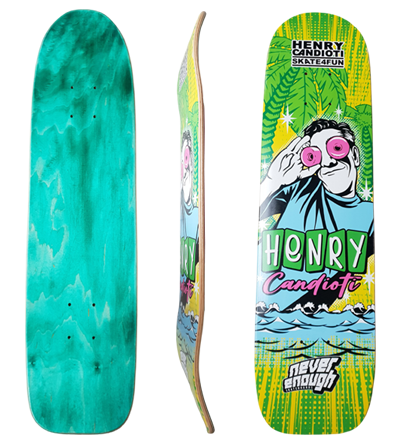 Freestyle Skateboard Henry Candioti 7.5"x28.4" Deck