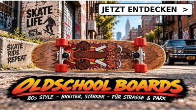 Oldschool Skateboards für Tricks & Cruising bei Marshall Skateboarding