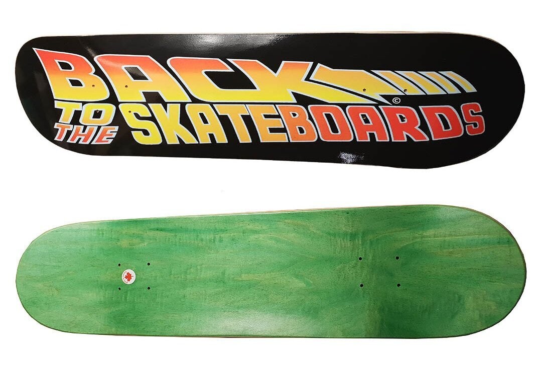 Skateboard Decks: Back to the Skateboards.8.0"