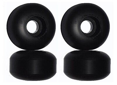 Blank Skateboard Wheels 50mm 98A Black