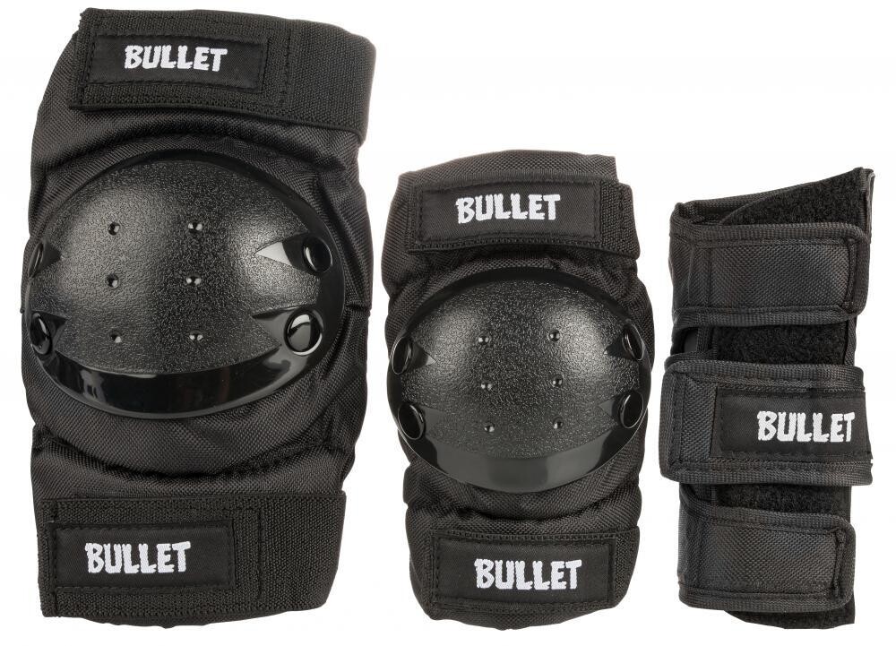 Protection Set Bullet, 8-12 Junior, Black Protection Set Bullet, 8-12 Junior, Black
