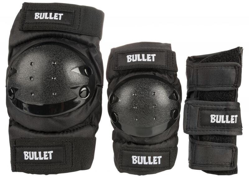 Protection Set Bullet, 8-12 Junior, Black Protection Set Bullet, 8-12 Junior, Black