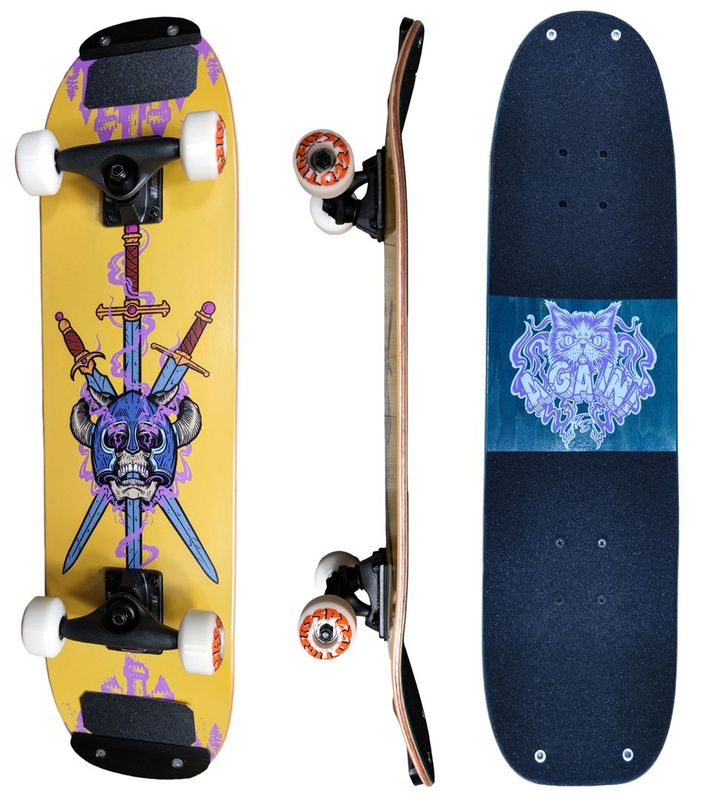 Again „Crom“ Freestyle Skateboard 7.5 Again „Crom“ Freestyle Skateboard 7.5" Komplettboard