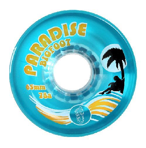 Bigfoot Paradise Islanders Longboard Wheels 65mm 78A Blue