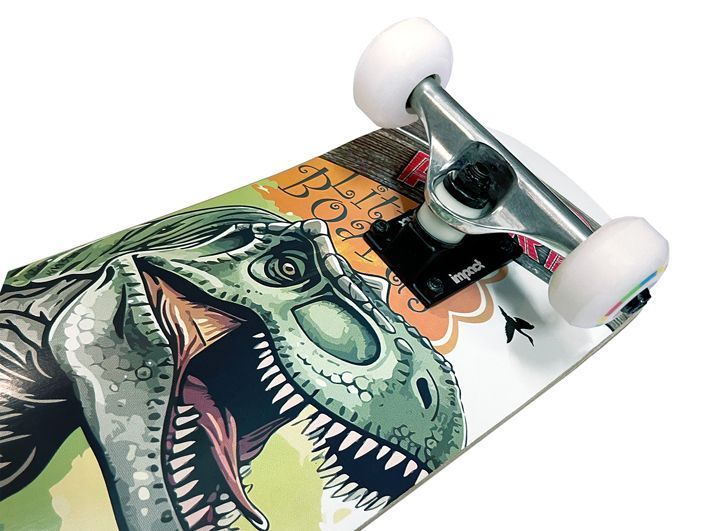 Little Boards Dino Park Kinder-Skateboard komplett