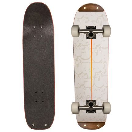 Freestyle Skateboard Über Raws White 7.5 Freestyle Skateboard Über Raws White 7.5"x28.7" Komplett