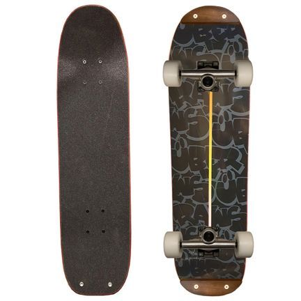Freestyle Skateboard Über Raws Black 7.5 Freestyle Skateboard Über Raws Black 7.5"x28.7" Komplett