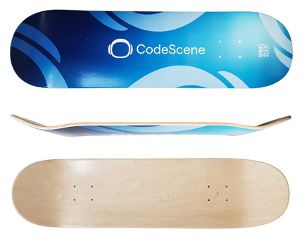 Moonshine Skateboards, CodeScene 8.25" Deck