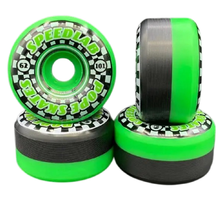 SPEEDLAB Wheels Speedsters 62mm/101A CP23mm Green/Black