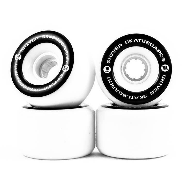 Shiver Skateboards 70mm 78A Wheels – Longboard & Cruiser Rollen