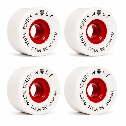 Zaza Wheel Co Wolf Serie 70mm 84A, White – Freeride & Cruiser Wheels