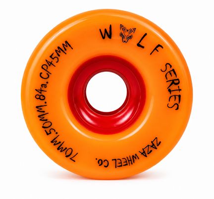 Zaza Wheel Co Wolf Serie 70mm 84A, Orange – Freeride & Cruiser Wheels
