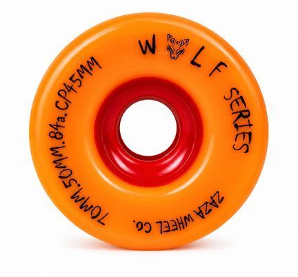 Zaza Wheel Co Wolf Serie 70mm 84A, Orange – Freeride & Cruiser Wheels