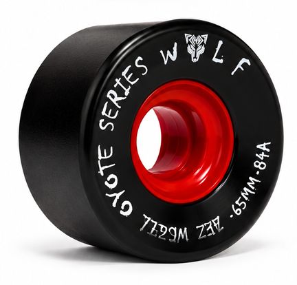 Zaza Wheel Co Wolf Serie 70mm 84A, Black – Freeride & Cruiser Wheels