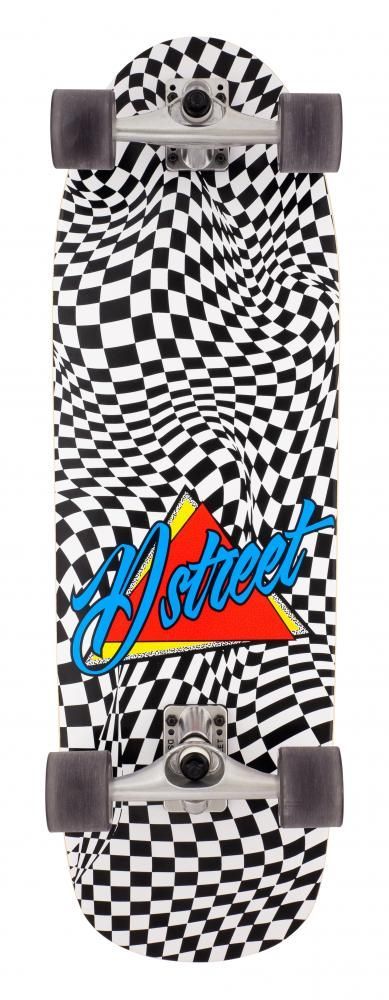 D Street Surfskate, Check Warp 10 D Street Surfskate, Check Warp 10" x 32"