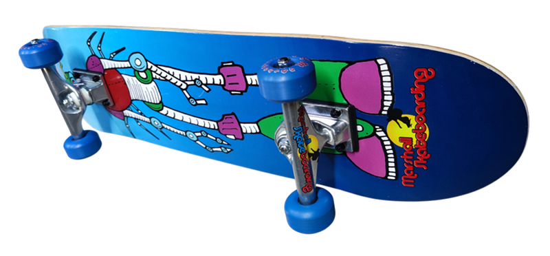 Skateboard, Marshall-Sk8 Roboter Logo -Pro 7.5"