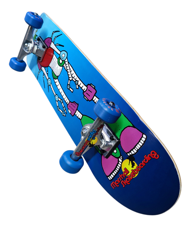 Skateboard, Marshall-Sk8 Roboter Logo -Pro 7.5