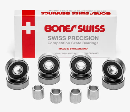 Bones Swiss Kugellager – Premium Skateboard-Lager aus der Schweiz Bones Swiss Kugellager – Premium Skateboard-Lager aus der Schweiz