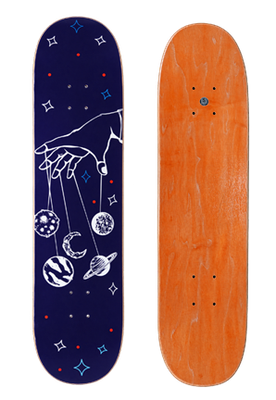 Inpeddo Magic 7.5" x 28.6" Freestyle Skateboard Deck