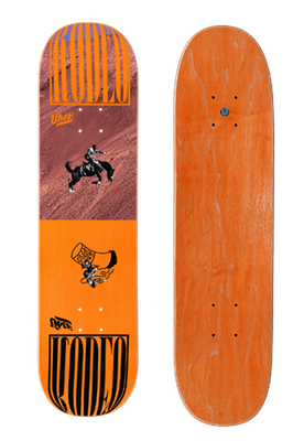 Über Rodeo 7.5" x 28.6" Freestyle Skateboard Deck