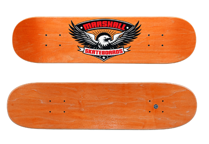 Marshall Eagle Logo 7.5 Marshall Eagle Logo 7.5" x 28.6" Freestyle Skateboard Deck