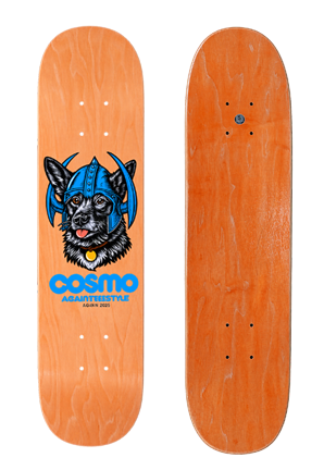 Again Nordic Cosmo 7.5" x 28.625" Freestyle Skateboard Deck