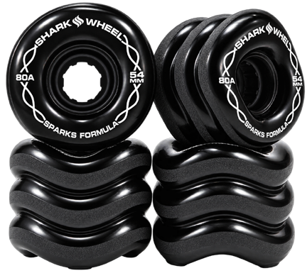 Shark Wheel Jaws 54mm 80A Sparks Formula – Schwarz Shark Wheel Jaws 54mm 80A Sparks Formula – Schwarz
