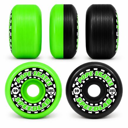 Speedlab Mini Speedsters 59mm 101A – Grün/Schwarz