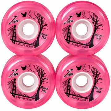 Zaza Cruiser Series 65mm 78A – Pink-Transparent
