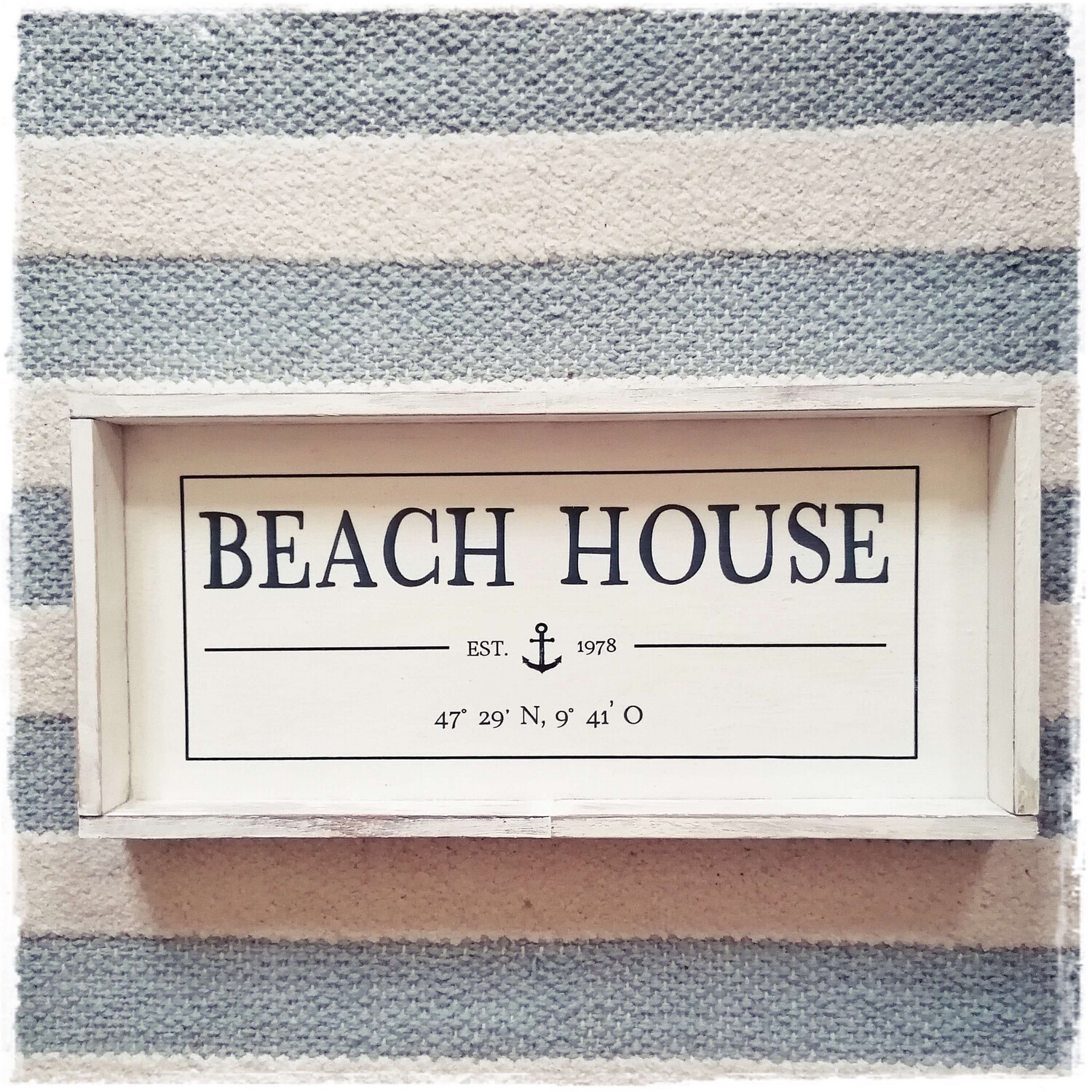 Dekotablett Beach House