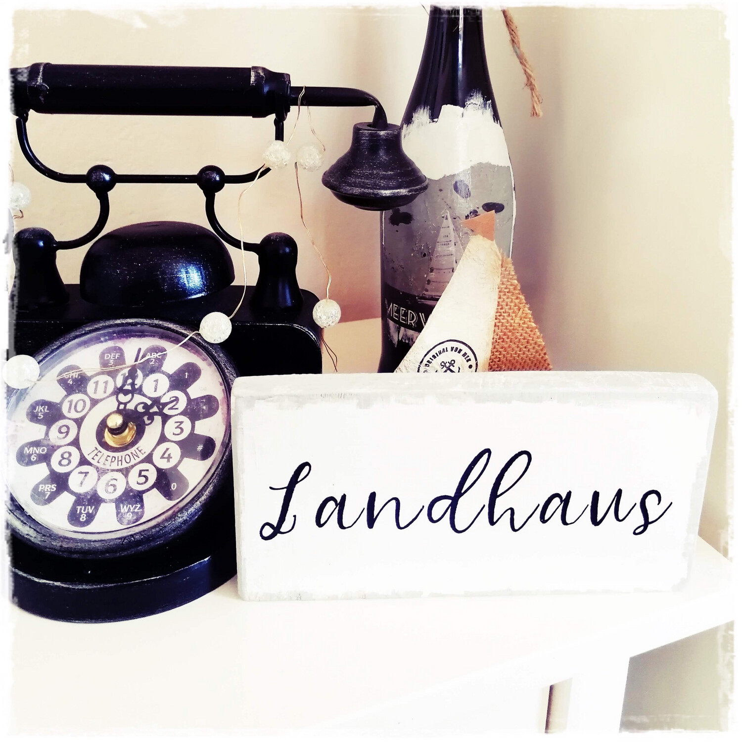 Dekoaufsteller Landhaus