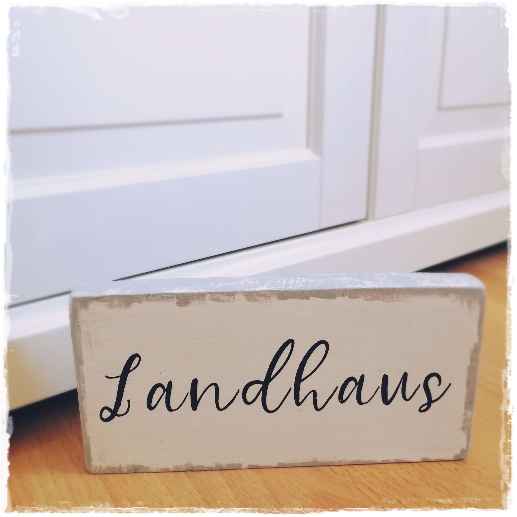 Dekoaufsteller Landhaus