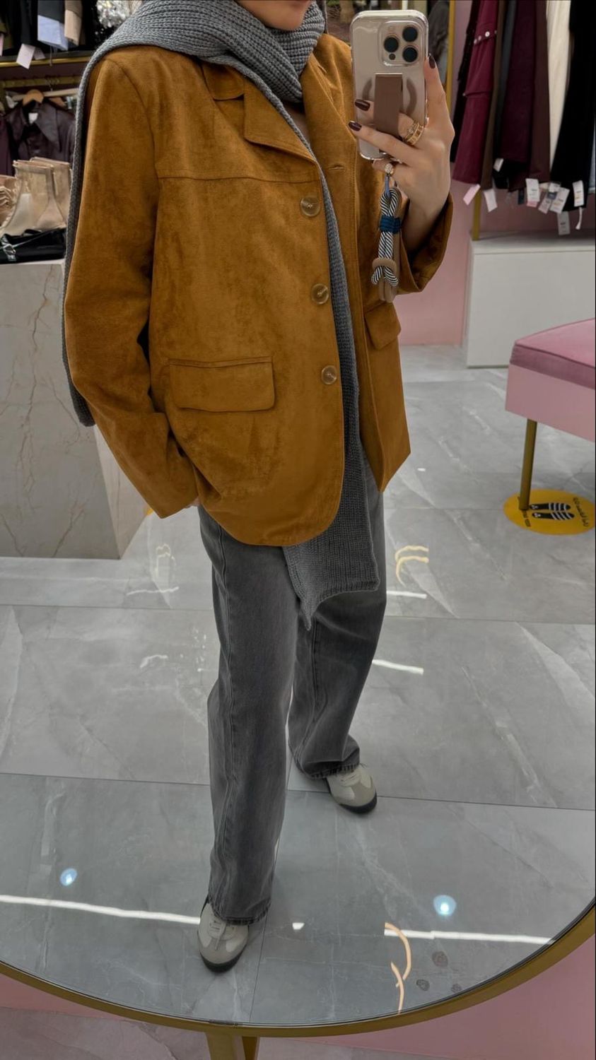 بليزر suede