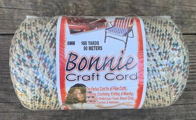 Bonnie Craft Cord in SANDLEWOOD 6mm Knitting Crocheting Yarn Rope Macrame  Crafting Cord Braided Weaving and Knotting
