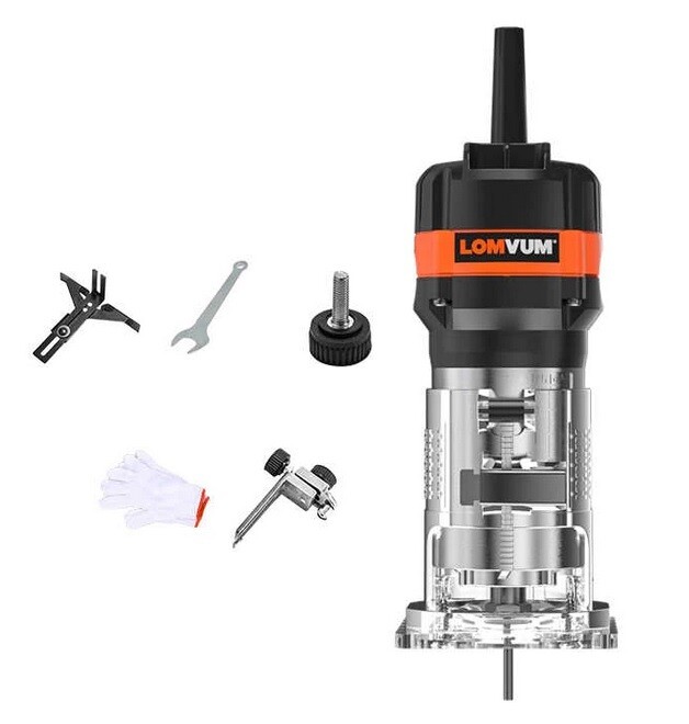 FRESADORA ROUTER 1/4 LOMVUM - 28.000 RPM - 470 W