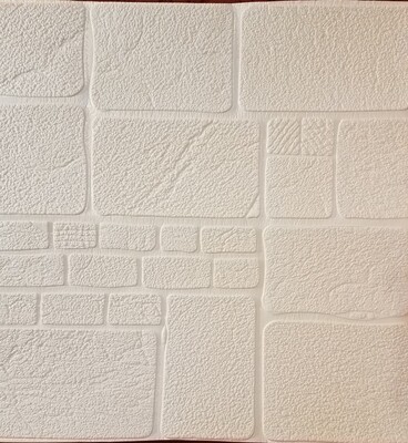 REVESTIMIENTO 3D AUTOADHESIVO BLANCO G-1