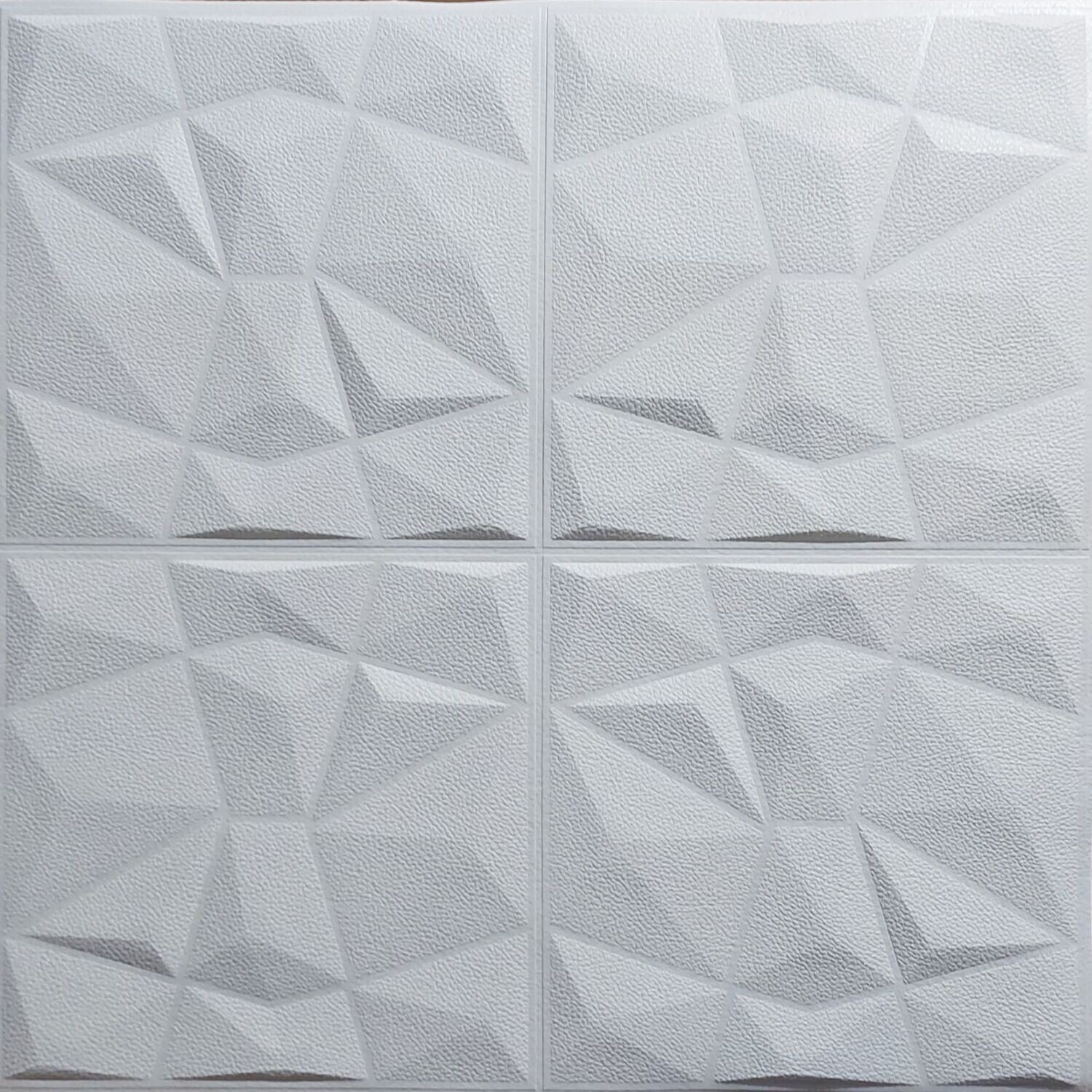 REVESTIMIENTO 3D AUTOADHESIVO CON RELIEVE BLANCO ND-1