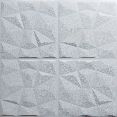 REVESTIMIENTO 3D AUTOADHESIVO CON RELIEVE BLANCO ND-1
